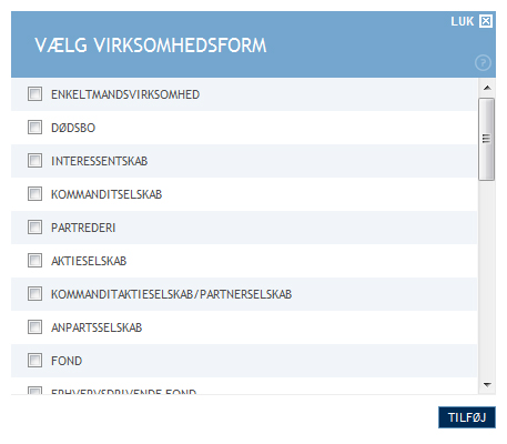 Navne & Numre Erhverv